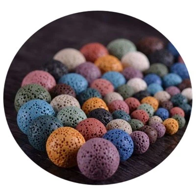 Halskjede Armbånd Volcanic Rock Ball